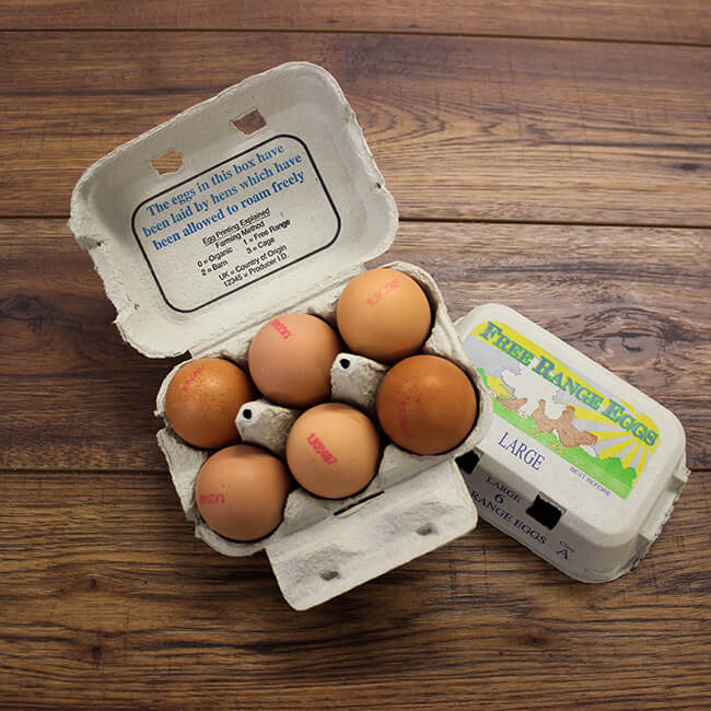 Large Free Range Eggs (12 eggs)